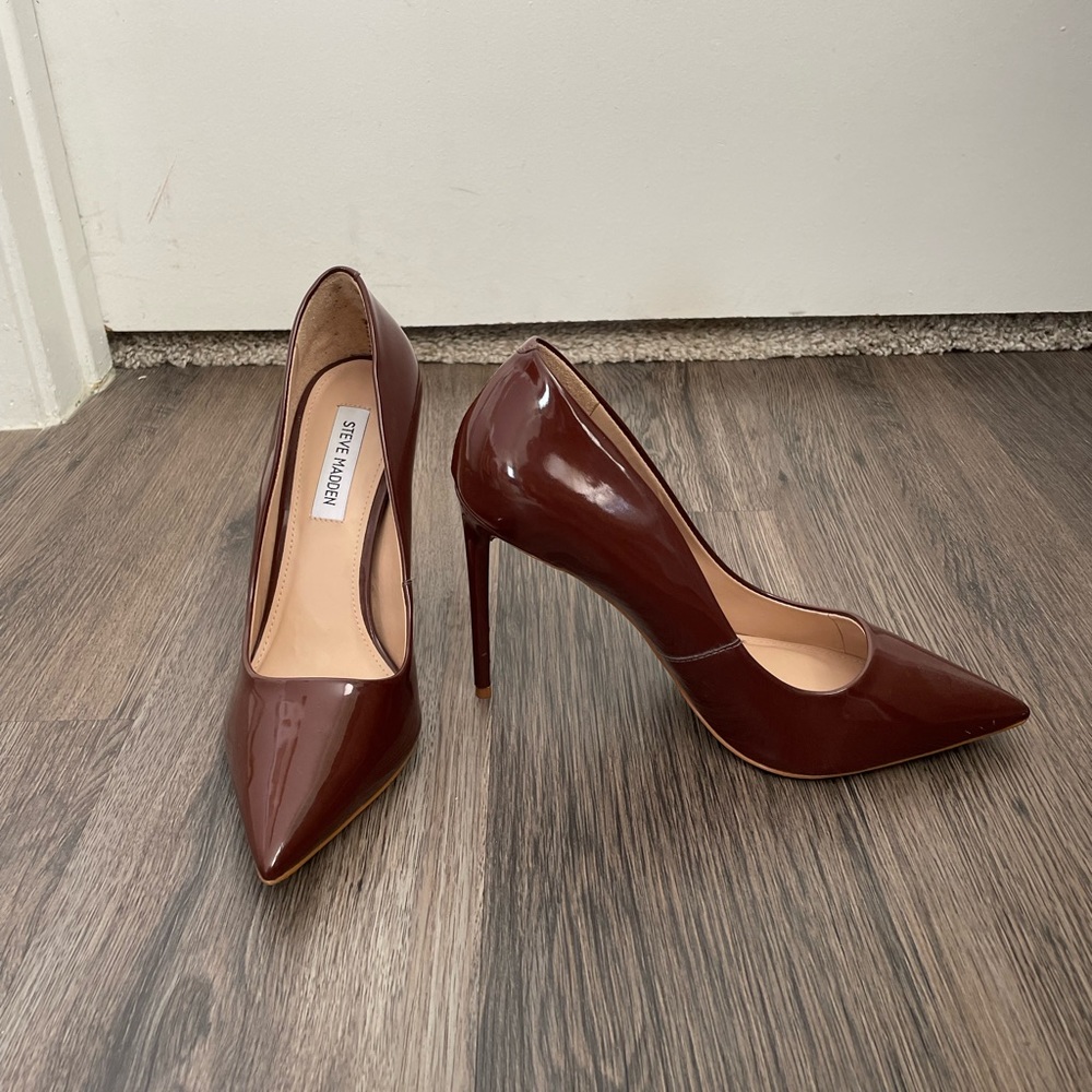 Steve Madden Vala pump sz 9 dark brown